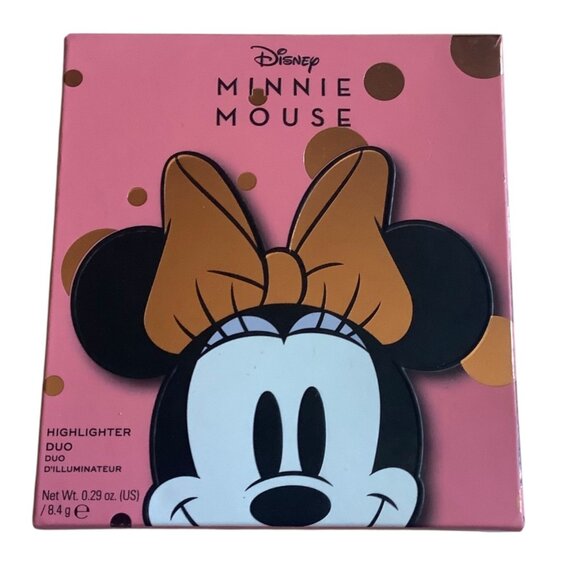 Disney Minnie Mouse Highlighter Duo Revolution Makeup London 0.29 Oz NEW - Picture 1 of 5